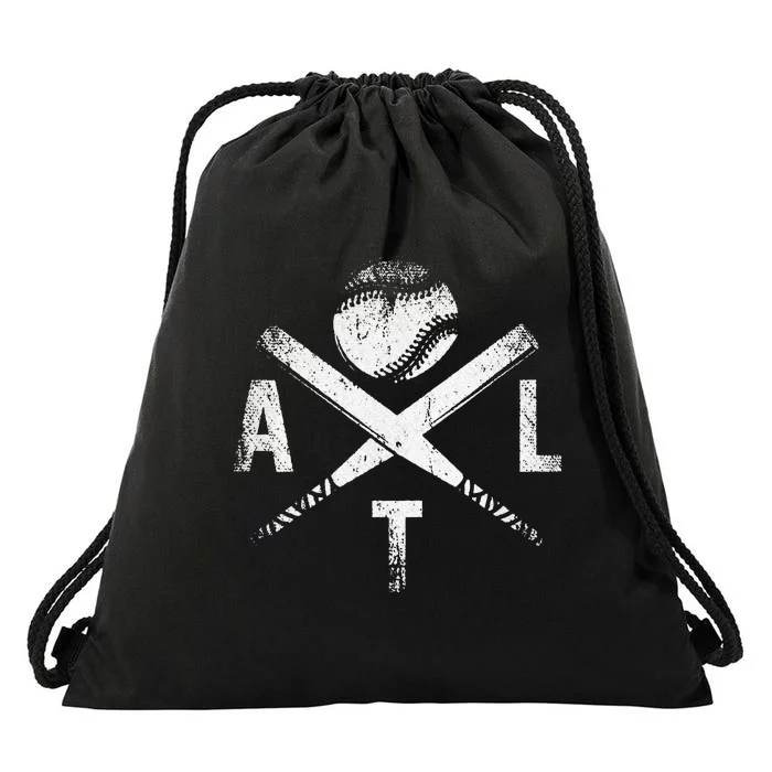 Atlanta Baseball ATL Vintage Georgia Brave Gift Drawstring Bag