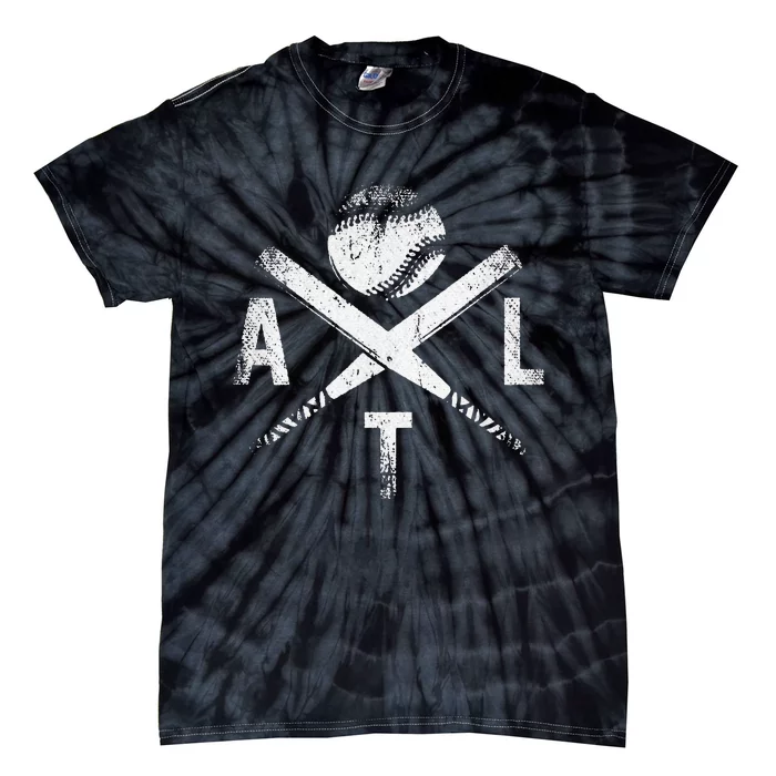 Atlanta Baseball ATL Vintage Georgia Brave Gift Tie-Dye T-Shirt