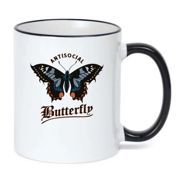 Antisocial Butterfly Black Color Changing Mug