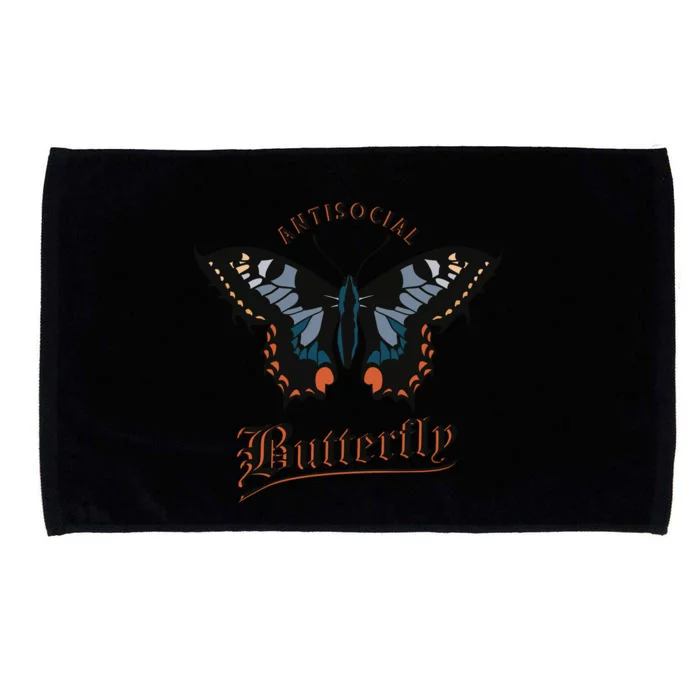 Antisocial Butterfly Microfiber Hand Towel