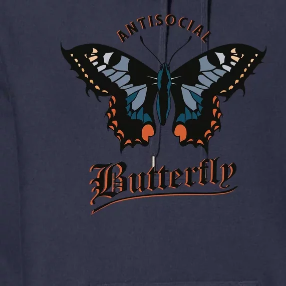 Antisocial Butterfly Premium Hoodie