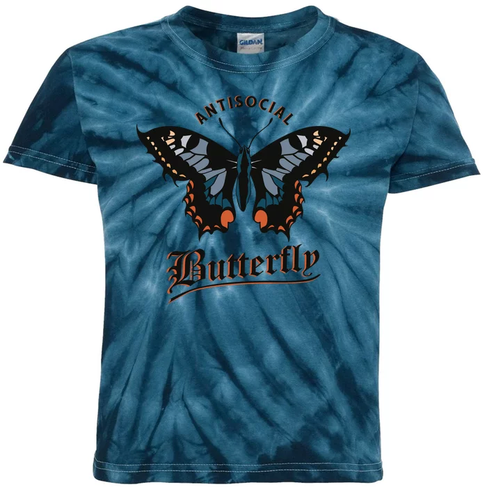 Antisocial Butterfly Kids Tie-Dye T-Shirt