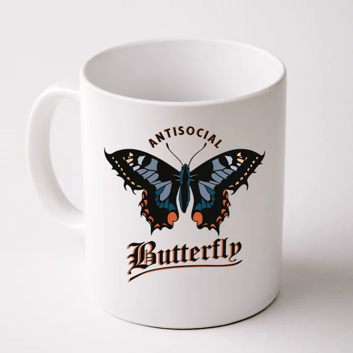 Antisocial Butterfly Front & Back Coffee Mug