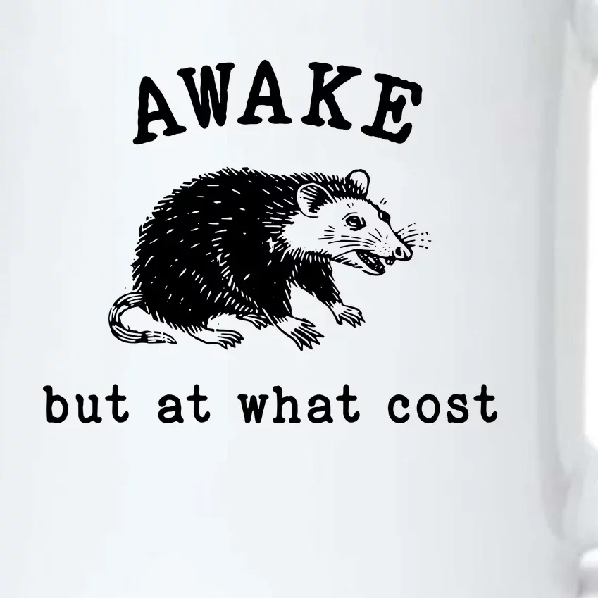 Awake But At What Cost Retro Black Color Changing Mug