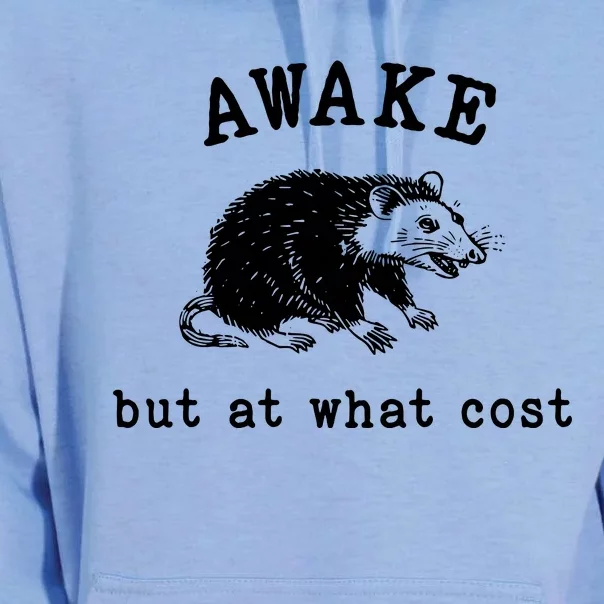 Awake But At What Cost Retro Unisex Surf Hoodie