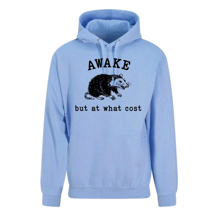 Awake But At What Cost Retro Unisex Surf Hoodie