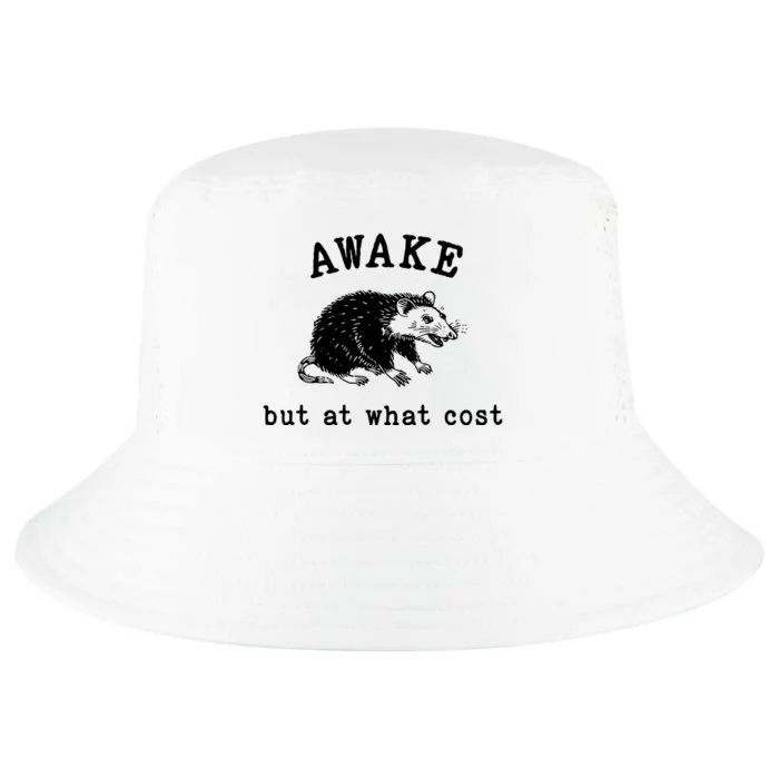 Awake But At What Cost Retro Cool Comfort Performance Bucket Hat