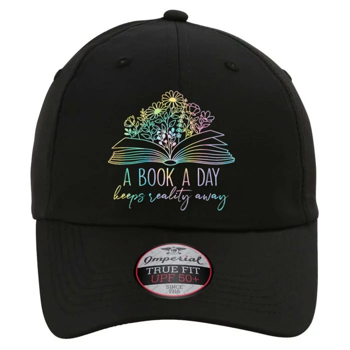 A Book A Day Keeps Reality Away Funny Reading Book Lovers The Original Performance Cap