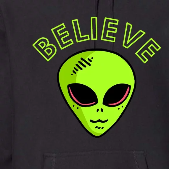 Alien Believe Premium Hoodie