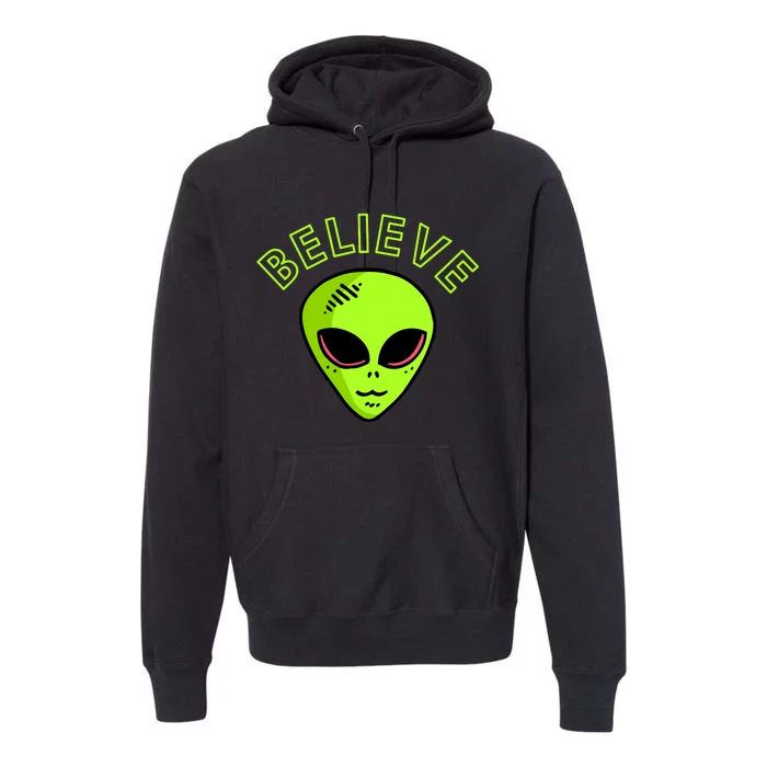 Alien Believe Premium Hoodie