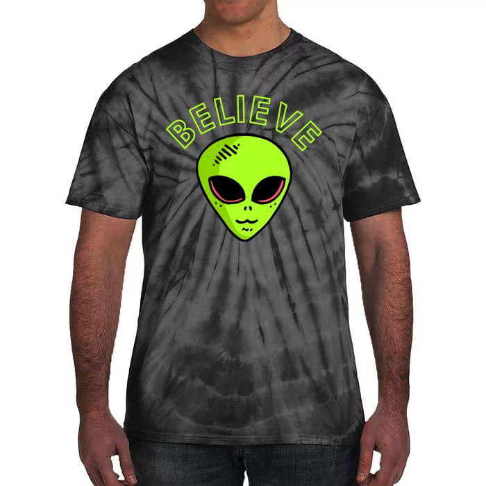 Alien Believe Tie-Dye T-Shirt