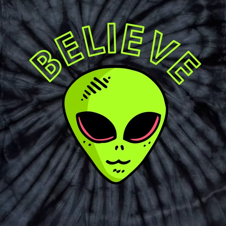 Alien Believe Tie-Dye T-Shirt