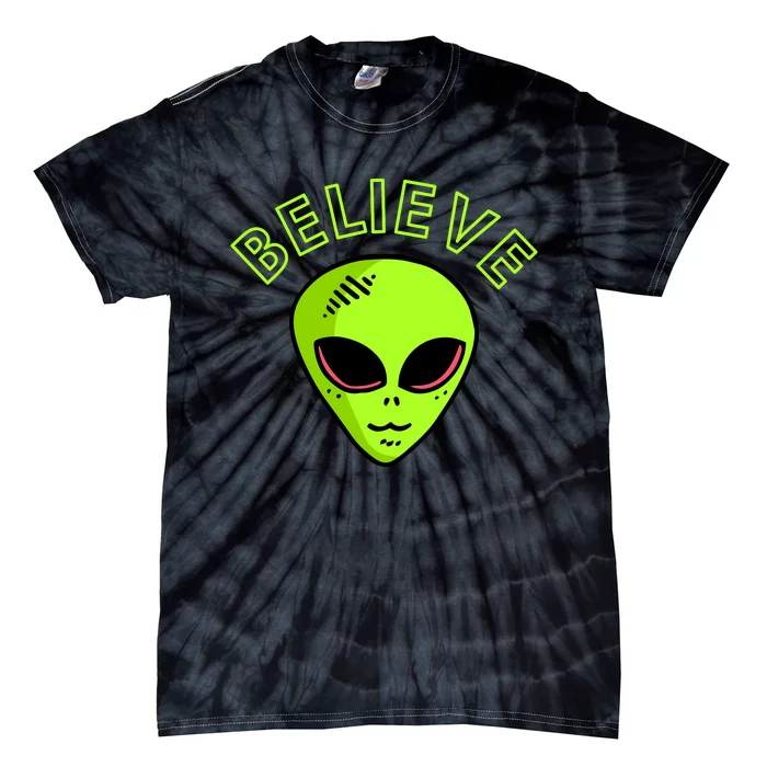 Alien Believe Tie-Dye T-Shirt