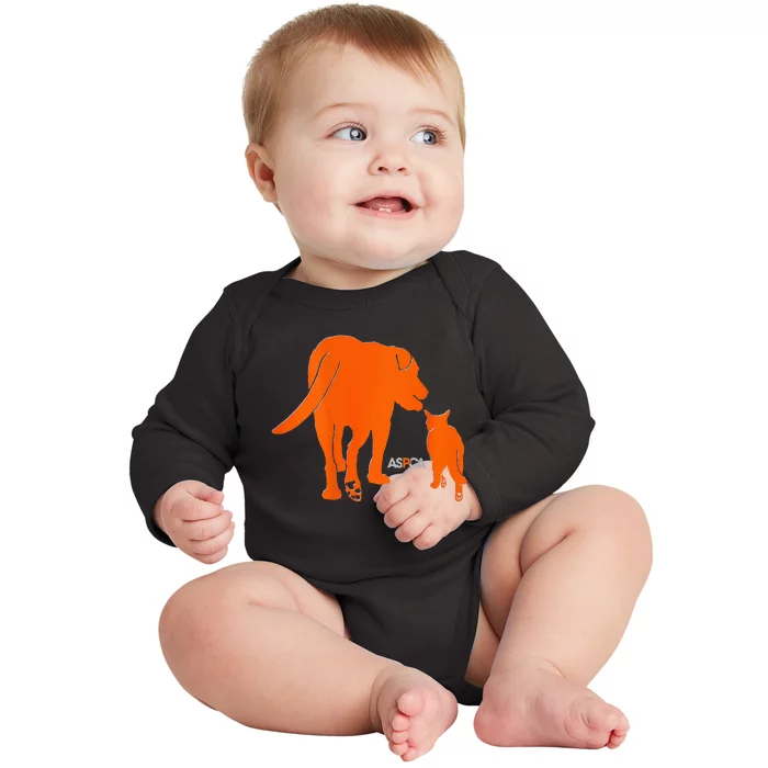 Animal Backs Baby Long Sleeve Bodysuit