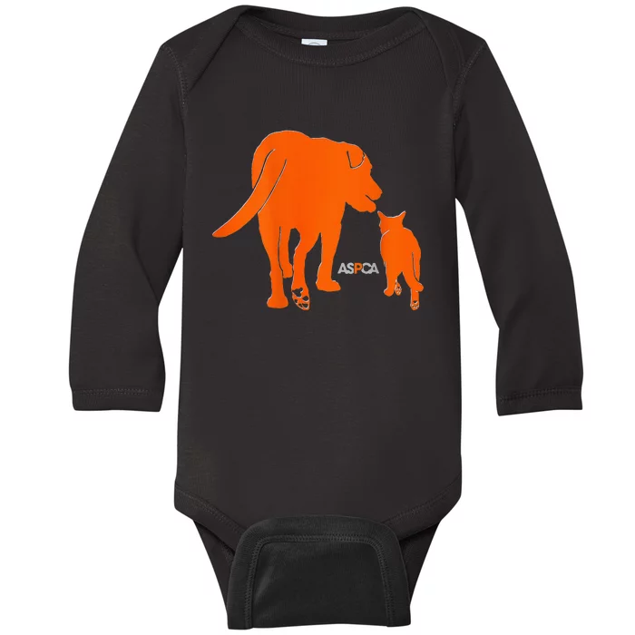 Animal Backs Baby Long Sleeve Bodysuit