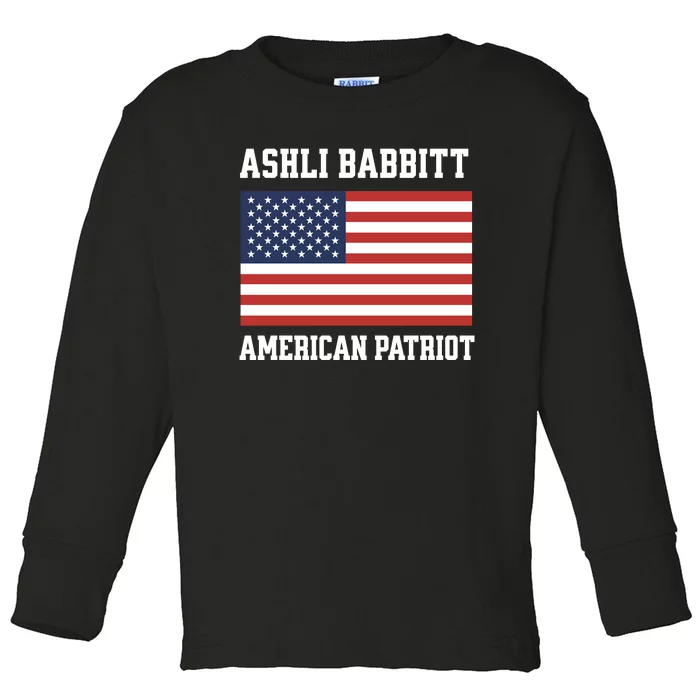 Ashli Babbitt Toddler Long Sleeve Shirt