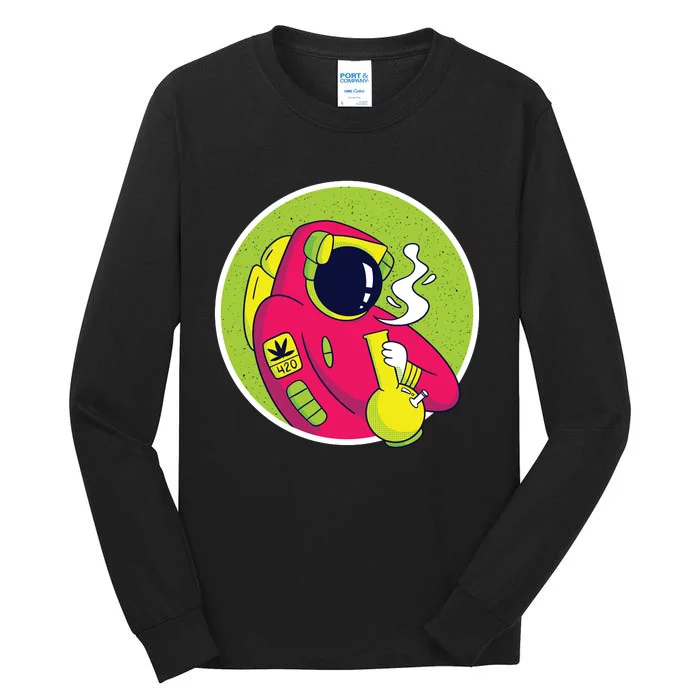 Astronaut Bong Tall Long Sleeve T-Shirt