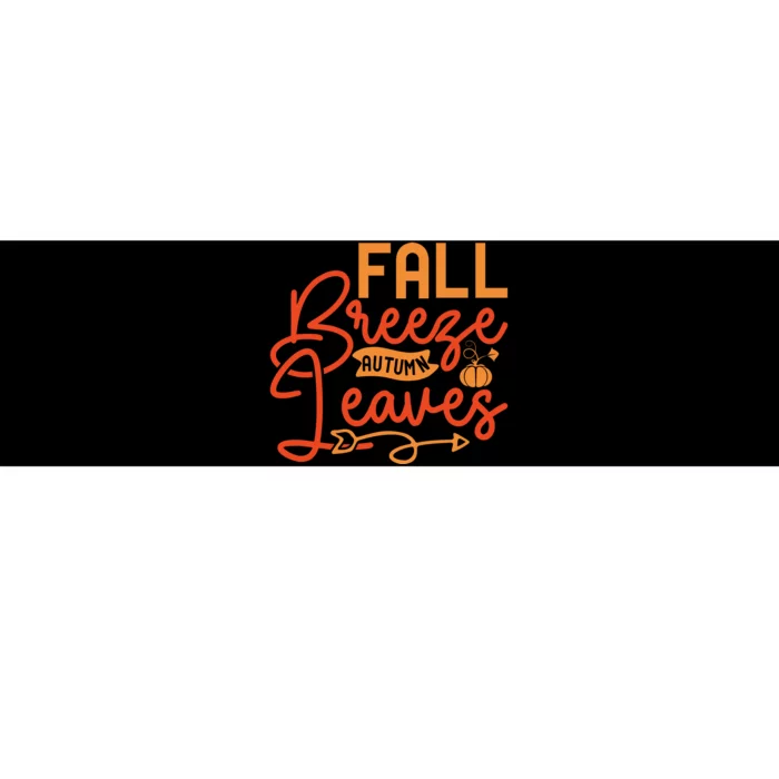 Autumn Breeze And Leaves Bumper Sticker