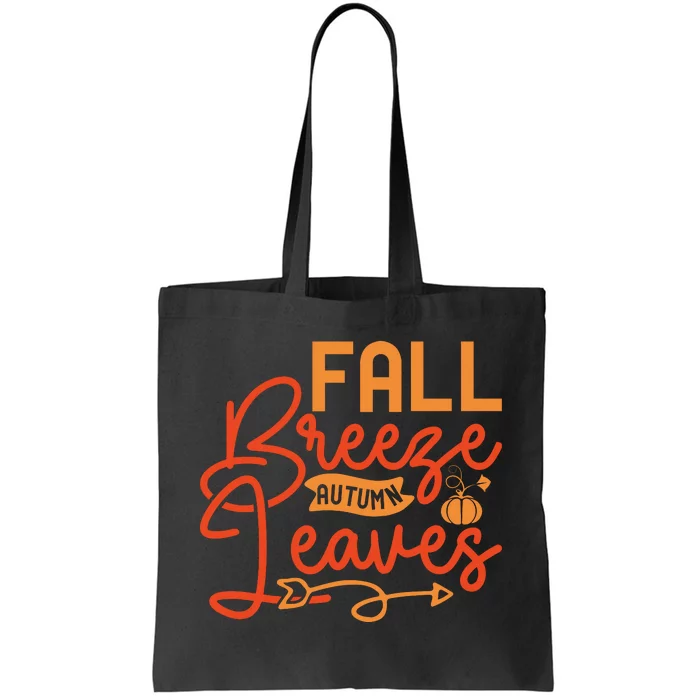 Autumn Breeze And Leaves Tote Bag