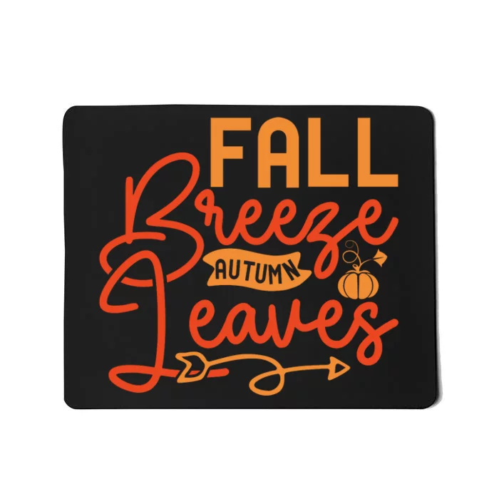 Autumn Breeze And Leaves Mousepad