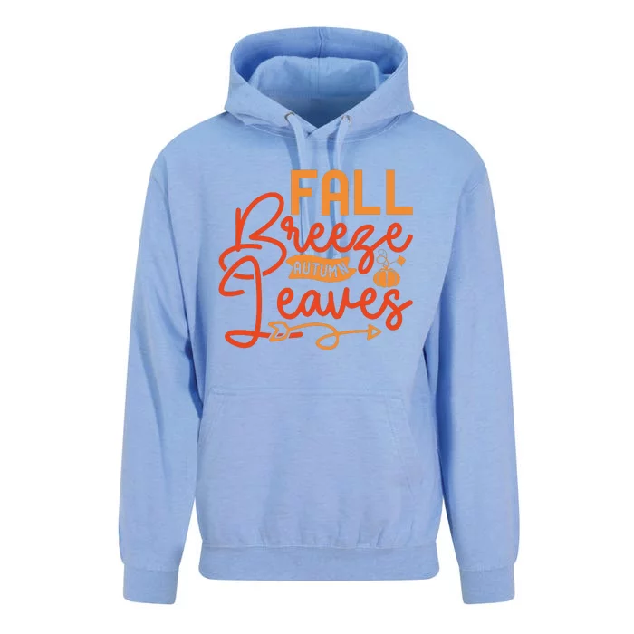 Autumn Breeze And Leaves Unisex Surf Hoodie