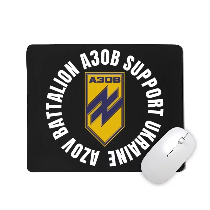 Azov Battalion A30B Support Ukraine I Stand With Ukraine Mousepad