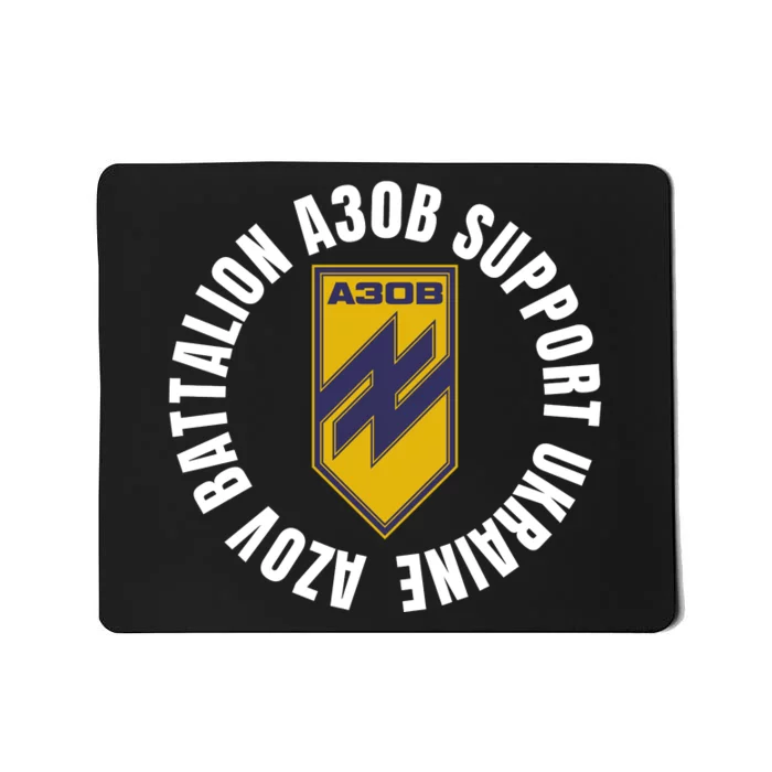 Azov Battalion A30B Support Ukraine I Stand With Ukraine Mousepad