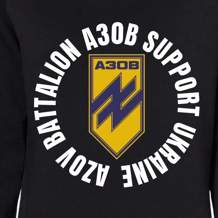 Azov Battalion A30B Support Ukraine I Stand With Ukraine Womens California Wash Sweatshirt