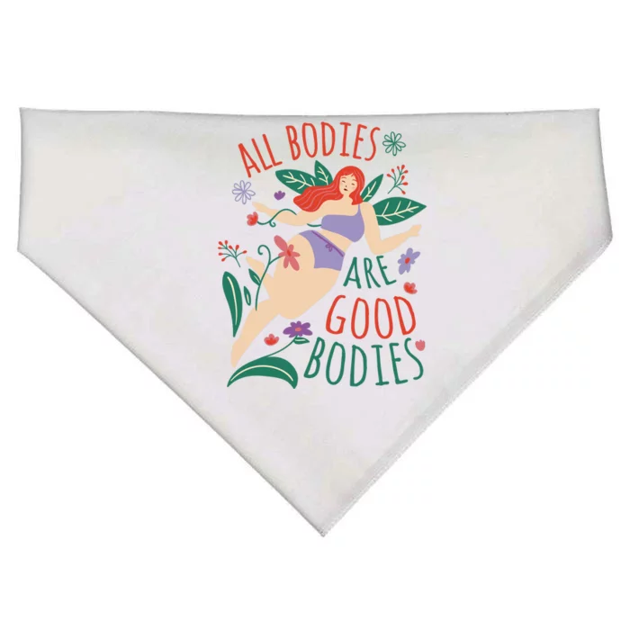 All Bodies Are Good Bodies USA-Made Doggie Bandana