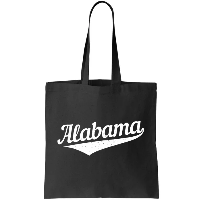 Alabama Bama Al Pride State Vintage Retro Sports Style Tote Bag