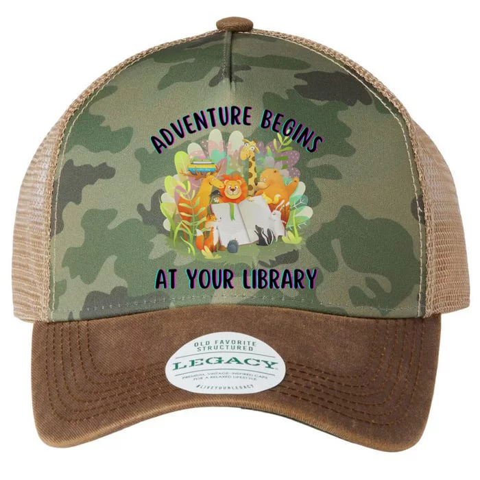 Adventure Begins At Your Library Summer Reading 2024 Animals Legacy Tie Dye Trucker Hat