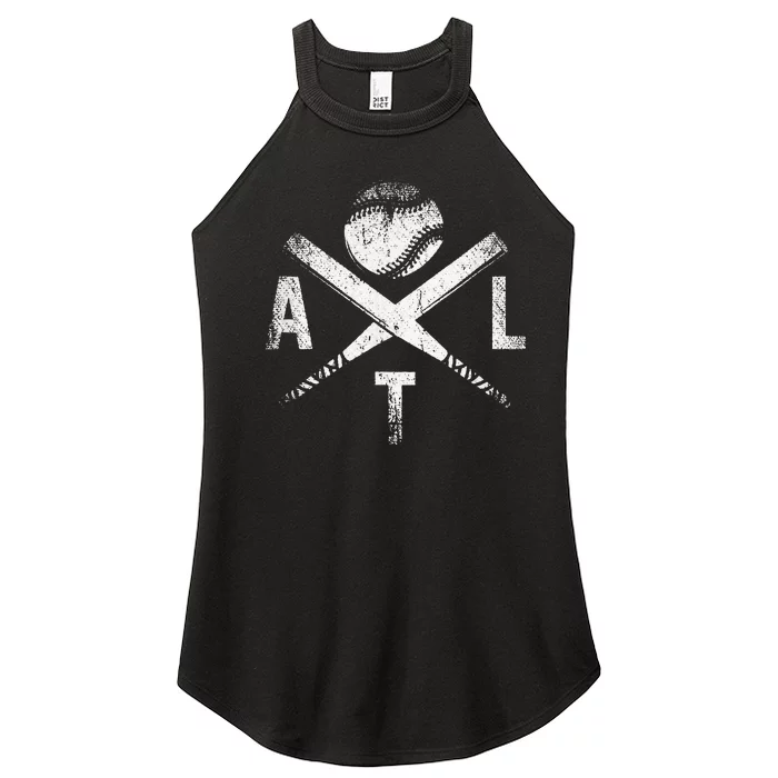 Atlanta Baseball ATL Vintage Georgia Brave Gift Women’s Perfect Tri Rocker Tank