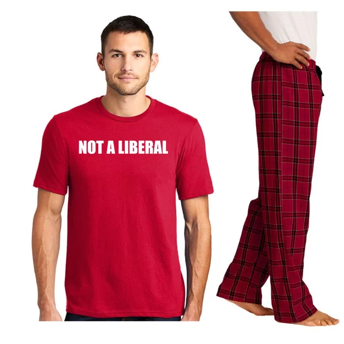 Anti Biden Anti Democrat Anti Liberal Funny Gifts Not A Liberal Pajama Set