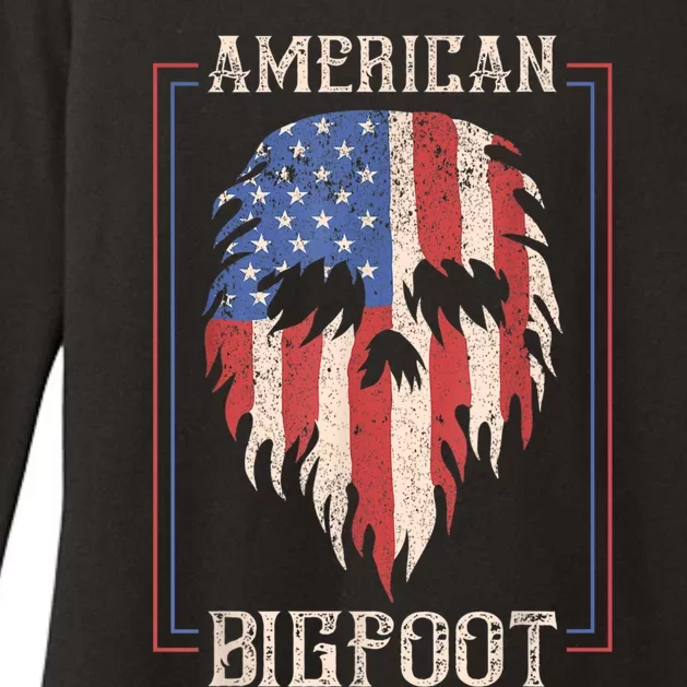 American Bigfoot Alligator Whisperer Gator Crocodile Zoo Animal Lover Womens CVC Long Sleeve Shirt