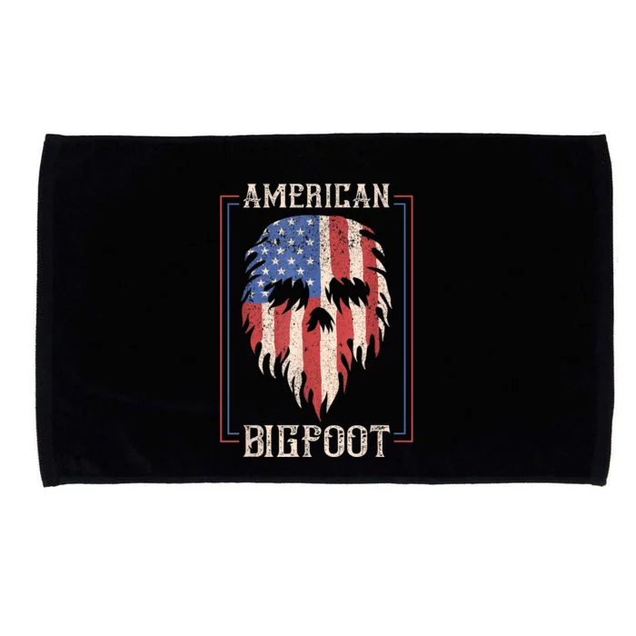 American Bigfoot Alligator Whisperer Gator Crocodile Zoo Animal Lover Microfiber Hand Towel