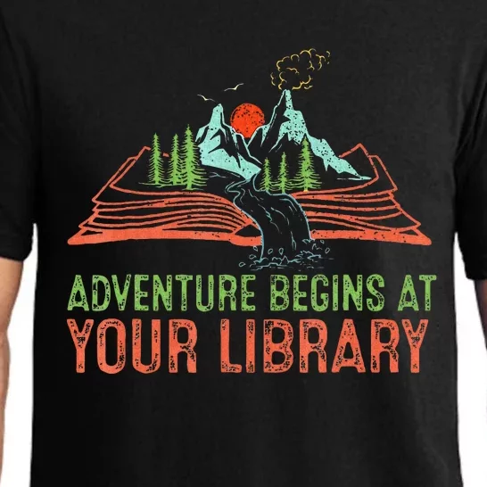 Adventure Begins At Your Library Summer Reading 2024 Pajama Set