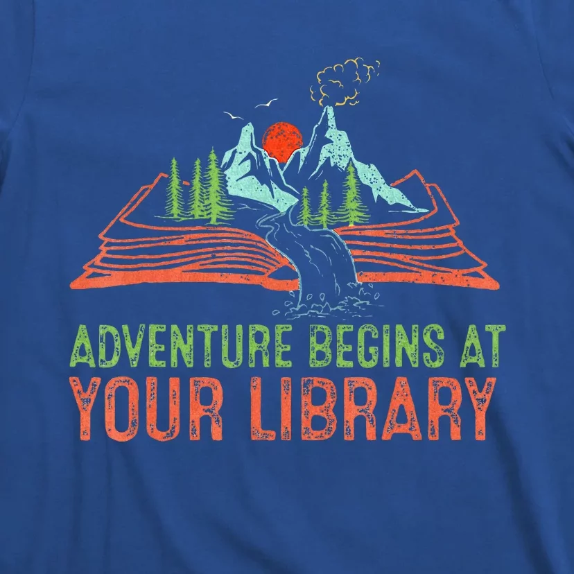 Adventure Begins At Your Library Summer Reading 2024 T-Shirt