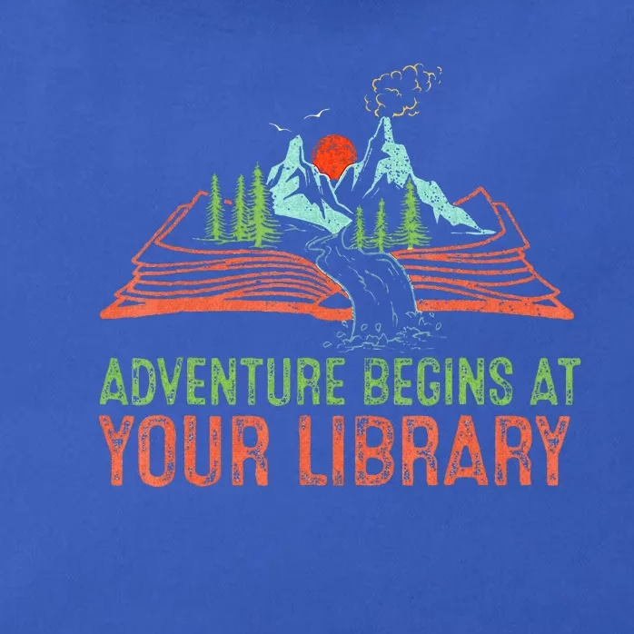 Adventure Begins At Your Library Summer Reading 2024 Zip Tote Bag