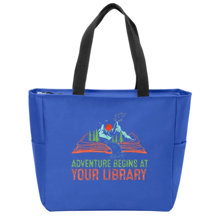 Adventure Begins At Your Library Summer Reading 2024 Zip Tote Bag