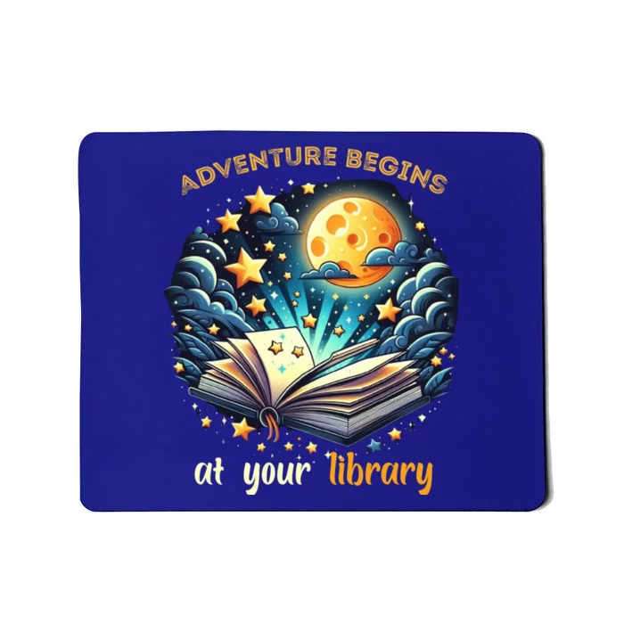 Adventure Begins At Your Library Summer Reading Program 2024 Funny Gift Mousepad