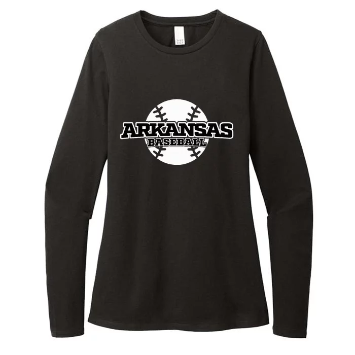 Arkansas Baseball Womens CVC Long Sleeve Shirt