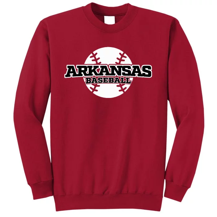 Arkansas Baseball Tall Sweatshirt