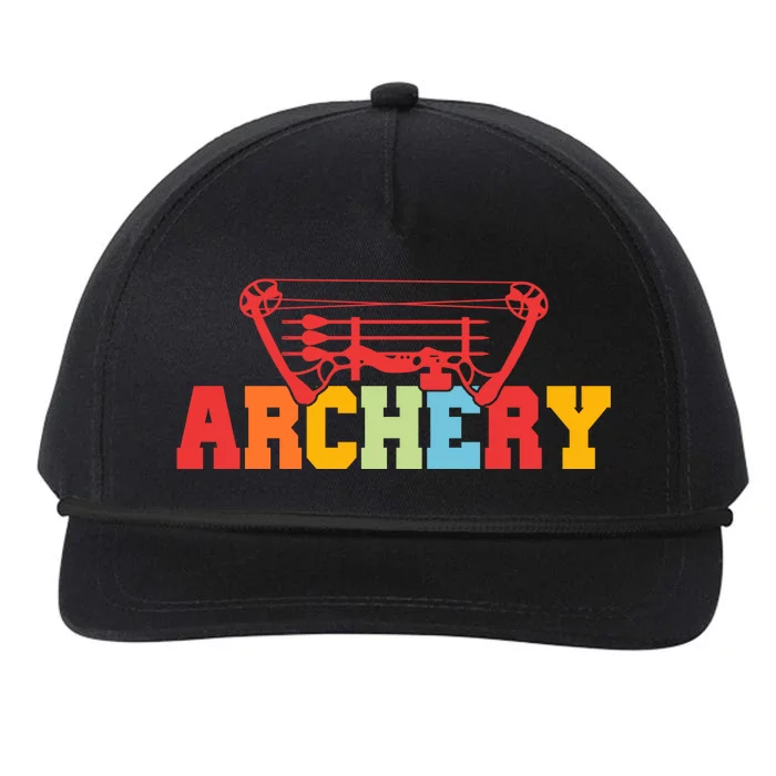 Archery Bow And Arrow Colorful Gift Snapback Five-Panel Rope Hat