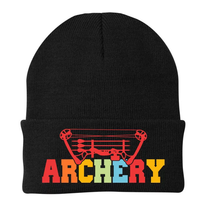 Archery Bow And Arrow Colorful Gift Knit Cap Winter Beanie