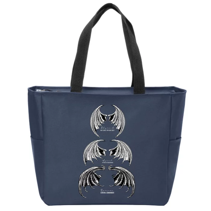 Acotar Bat Zip Tote Bag