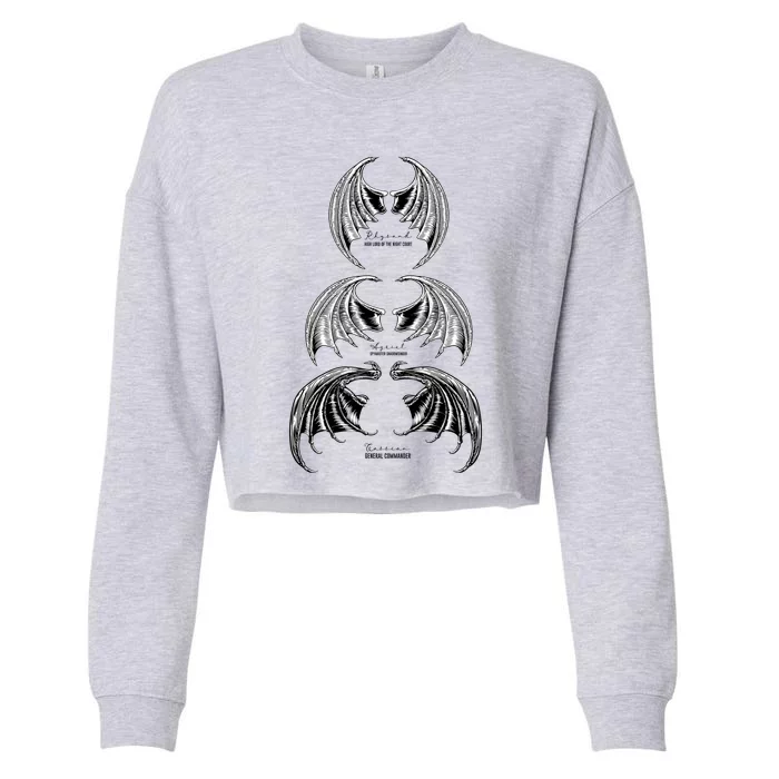 Acotar Bat Cropped Pullover Crew