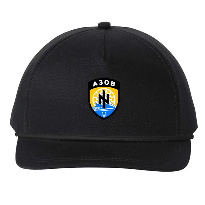 Azov Battalion A30B Shield Special Forces Ukraine Snapback Five-Panel Rope Hat