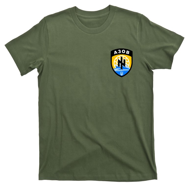 Azov Battalion A30B Shield Special Forces Ukraine T-Shirt | TeeShirtPalace