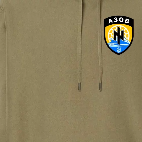 Azov Battalion A30B Shield Special Forces Ukraine Premium Hoodie