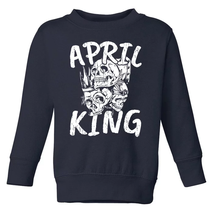 April Birthday Toddler Sweatshirt